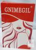 GNIMEGIL Full Synthetic Wig, Brown with Gray Highlights, 22" Wavy, Adjustable Cap