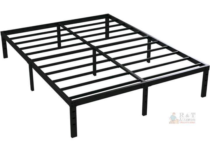 Mellow 3504-16 Queen Metal Platform Bed Frame, Black, 16" Height, 1,000 lbs Capacity