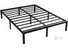 Mellow 3504-16 Queen Metal Platform Bed Frame, Black, 16" Height, 1,000 lbs Capacity