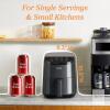 COSORI CAF-LI211 Mini Air Fryer, 2.0-Litre, Digital Touch, 4 Functions, 900W, Black, Compact - 2