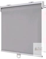 SHADEMOON Cordless Roller Window Shade, 54"x72", Satin Gray, Light-Filtering