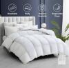 King Size Maple & Stone Down Comforter, 106"x90", 90% Feather 10% Down, Cotton Shell, Machine Wash - 2