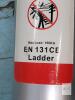 10 ft Aluminum Telescopic Ladder, 330 lbs Capacity, EN 131 CE Certified 10ft . 2nd last rung will not go down . - 3