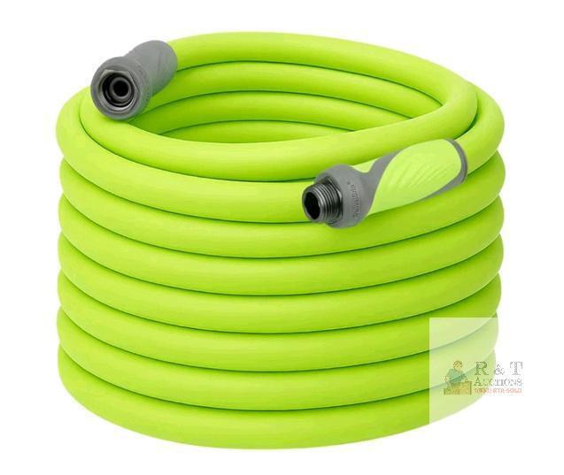 Flexzilla HFZG5100YW-E 5/8 in. x 100 ft. Garden Hose, Hybrid Polymer, 150 psi, ZillaGreen