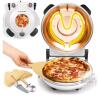 NutriChef NCPZTP120WT 12&rdquo; Countertop Electric Pizza Maker, 1200W, 716&deg;F-770&deg;F, White Open Box , Used Once - Tested Powers Up . Complete - 2