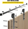 Vevor 8ft. Sliding Barn Door Hardware Kit - New - 2