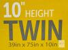 Intex Dura-Beam Standard Classic Downy Twin Air Mattress, 75"x39"x10", 300 lb Capacity - 3