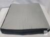 Foam Wheelchair Seat Cushion, Black Stretch Cover, Zippered Non-Slip Base, New - 20"&times;20"&times;4 &frac14; - 2