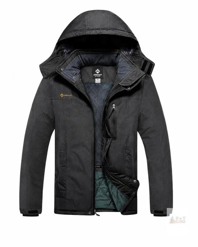 New GEMYSE Size Med Men's Mountain Waterproof Ski Snow Jacket Winter Windproof Rain Jacket