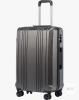 Coolife 28" Expandable Spinner Luggage, Silver Grey, Hard Shell, 78-94L, 4-Wheel, TSA Lock