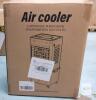 Open Box - Portable Evaporative Air Cooler with Remote, 7L Tank, 3 Speeds, Ice Packs, Wheels . Untested - 2