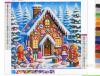 NEW 35x35cm Christmas Gingerbread House Diamond Painting Kit &ndash; DIY Holiday Rhinestone Art