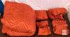 7 Piece Terracotta Tufted Comforter Set, Queen, Includes Shams, Pillowcases, Flat & Fitted Sheets - 3