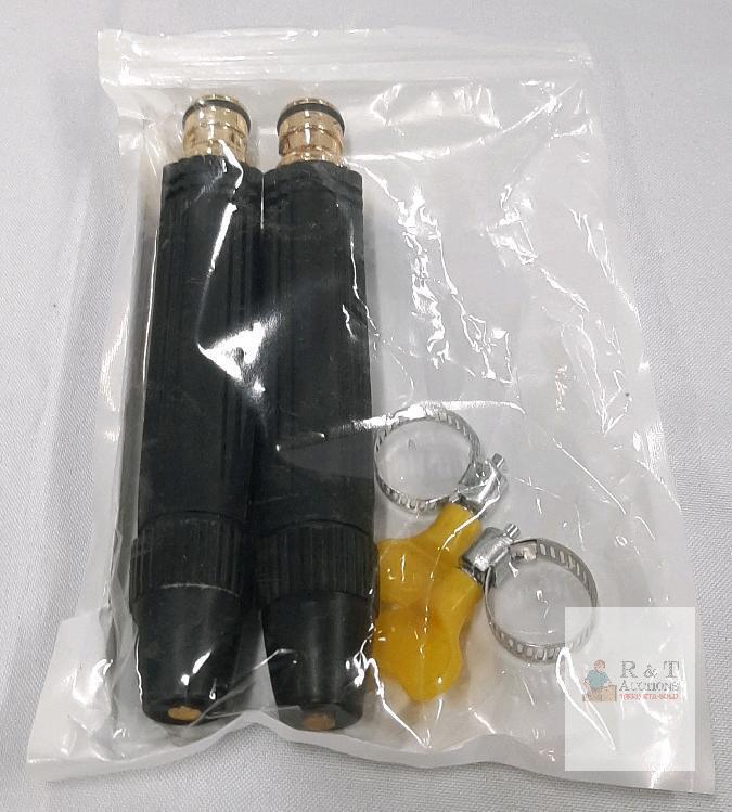 Garden Hose Repair Kit &ndash; 5/8" & 3/4" Compatible, 5-Piece Set with Tightening Tool