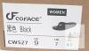 Coface CW527 Women's Platform Flip-Flop Sandals, Black, Size US 9 - 5