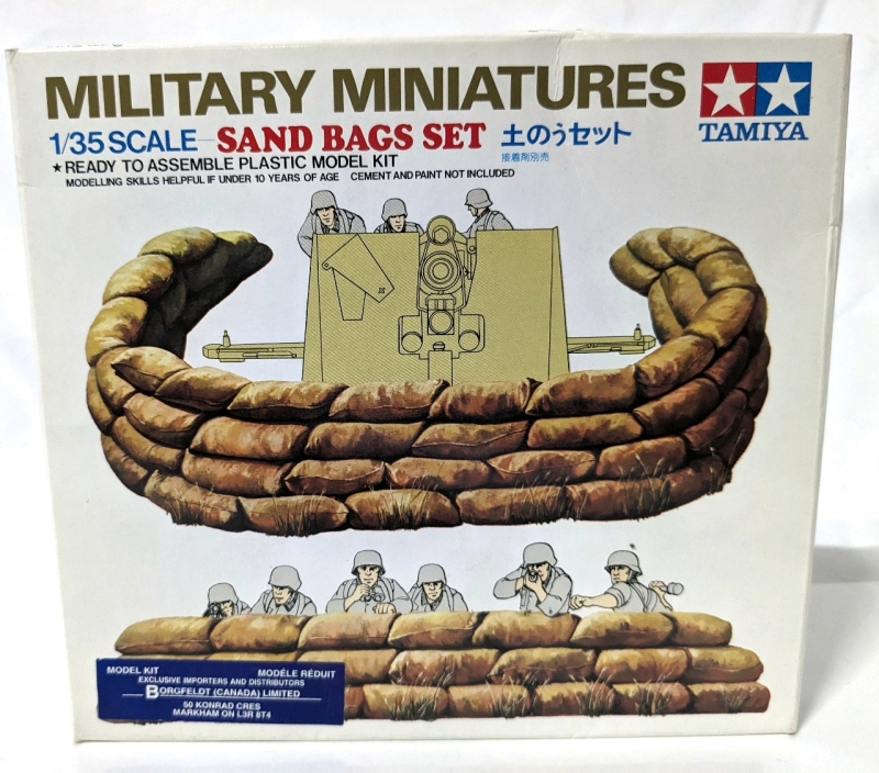 TAMIYA Military Miniatures Sand Bags Set 1:35 Scale Model Kit