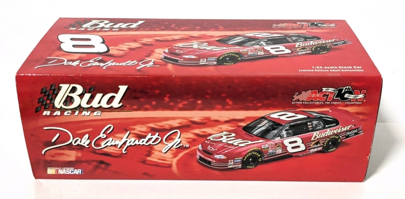 Limited Edition ACTION #8 Dale Earnhardt Jr. Nascar Budweiser 2002 Monte Carlo 1:24 Scale Stock Car.