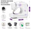 Compact 12-Stitch Sewing Machine with Accessories, Two-Speed, and LED Light - 3