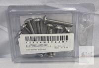 Metallixity M6-1x40mm 304 Stainless Steel Machine Phillips Round Head Screws, 12 pcs
