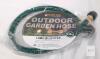 Fun Jee 2-ft PVC Outdoor Garden Hose, 1/2" Diameter, Brass Fittings, Green