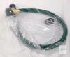 Fun Jee 2-ft PVC Outdoor Garden Hose, 1/2" Diameter, Brass Fittings, Green - 2