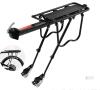 PussHog Rear Bike Rack, Aluminum Alloy, Quick-Release, Adjustable, Fits 26"-29" Bikes, Black