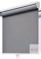 AOSKY Cordless Blackout Roller Shade, 30" x 72", Grey, Full Blackout, Cordless Safety, New