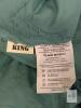 New King Size Comforter Bedding Set : Comforter, Fitted & Flat Sheets, 2&times; Pilow Cases 21" &times; 35.5" - 3