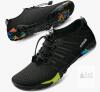 SIMARI WP002-208 Unisex Water Shoes, EU 39, Black with Multicolor Sole Accents