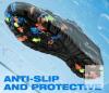 SIMARI WP002-208 Unisex Water Shoes, EU 39, Black with Multicolor Sole Accents - 2
