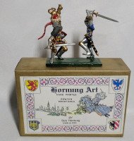 Hornung Art ' Battle of Poitiers 1356 ' Hand Painted Toy Soldier Lead Miniature in Box
