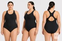New Size 2XL Baleaf Women's Athletic Racerback One-Piece Swimsuit