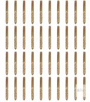 40-Piece 1/4"-20 x 2-1/4" Hanger Bolts / Double-Head Dowel Screws for Wood Furniture
