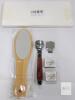 NEW Pedicure Foot Care Set Foot File, Callus Shaver & Replacement Blades - 2