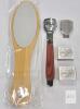 NEW Pedicure Foot Care Set Foot File, Callus Shaver & Replacement Blades - 3