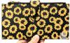 New Feith & Felly Sunflower Women's Card Case Wallet with Tons of Room For Cards + 2 Zippered Sections For Coins or Cash - 2