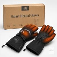 New Loowoko Size Large Heated Gloves for Men Women Rechargeable, Electric Heated Warm Winter Gloves for Motorcycle Skiing Bike Hunting Camping, 6000mAh Battery, 3 Heating Levels, Waterproof Touchscreen