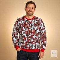 New Size L Ugly Christmas Sweater Crewneck Pullover Holiday Party Sweatshirt,