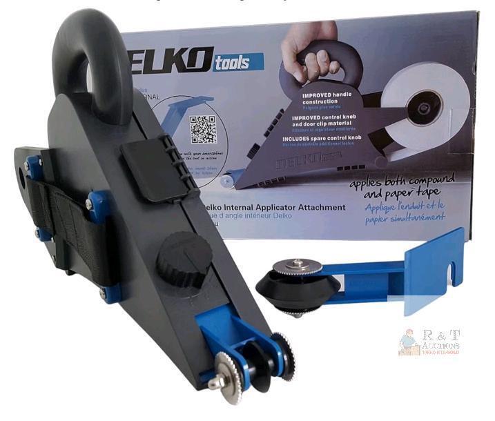 Delko Tools Plastic Drywall Banjo Taper with Internal Corner Applicator