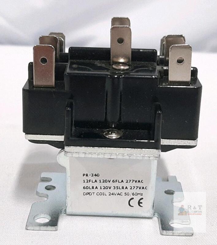 Packard PR340 DPDT 24V AC HVAC Switching Fan Relay