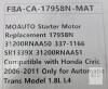 MOAUTO 17958N Starter Motor for Honda Civic 2006-2011 1.8L Automatic, Replaces 31200RNAA50 - 3