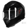 New ILM-313 Full Face Motorcycle Helmet, Gloss Black, Size XL, DOT Certified- Second image for fun only.