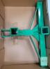 Category 1 3-Point Hitch Receiver Adapter, 2-Inch Heavy Duty Steel, Green Powder Coat - 2