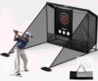 Persimar GN-10/7 Golf Practice Hitting Net, 10x7 ft, Heavy Steel Frame, Includes Carry Bag