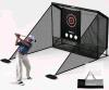 Persimar GN-10/7 Golf Practice Hitting Net, 10x7 ft, Heavy Steel Frame, Includes Carry Bag