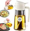 YARRAMATE Oil Sprayer & Dispenser, 16 oz Borosilicate Glass, Food Grade, Spray & Pour, Anti-Clog, Boxed