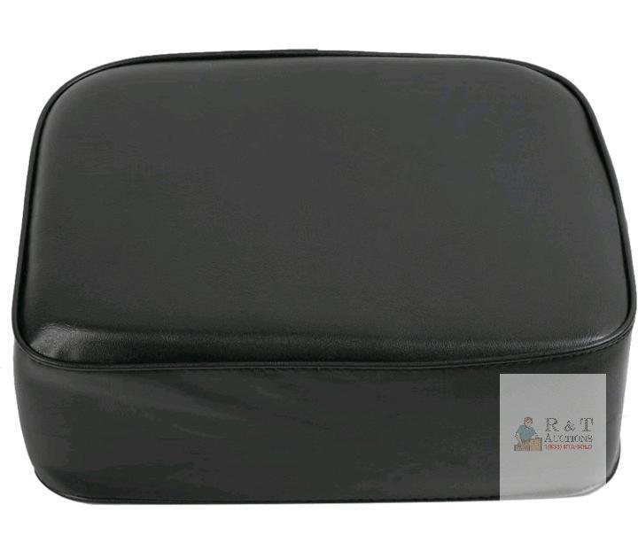 Universal Black Vinyl Replacement Seat Cushion, 14.96 x 11.81 x 7.09 in, Utility or Scooter Compatible