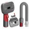 FUNTECK 2-in-1 Dog Hair Vacuum Brush for Dyson V7-V15, Self-Cleaning, Dual Heads