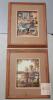 "Heart and Soul" and "Mother's Moment" 3D Shadow Box Art Pair &ndash; Framed Nostalgic Family Scenes