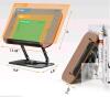 SupeDesk Multifunctional Adjustable Book Stand, 13.38"x9", 360&deg; Rotation, Page Holders, Metal Base - 2
